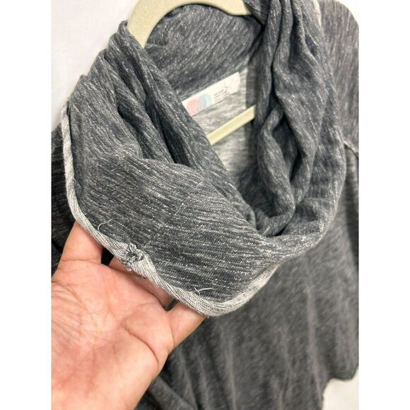 Free People Beach Two Body Beach Womens Grey Long Sleeve Cowl Neck Pullover Swea - Picture 4 of 10